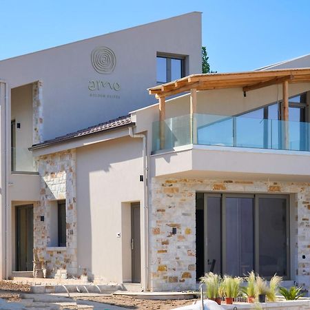 Amo Golden Suites Chrysi Ammoudia Bagian luar foto