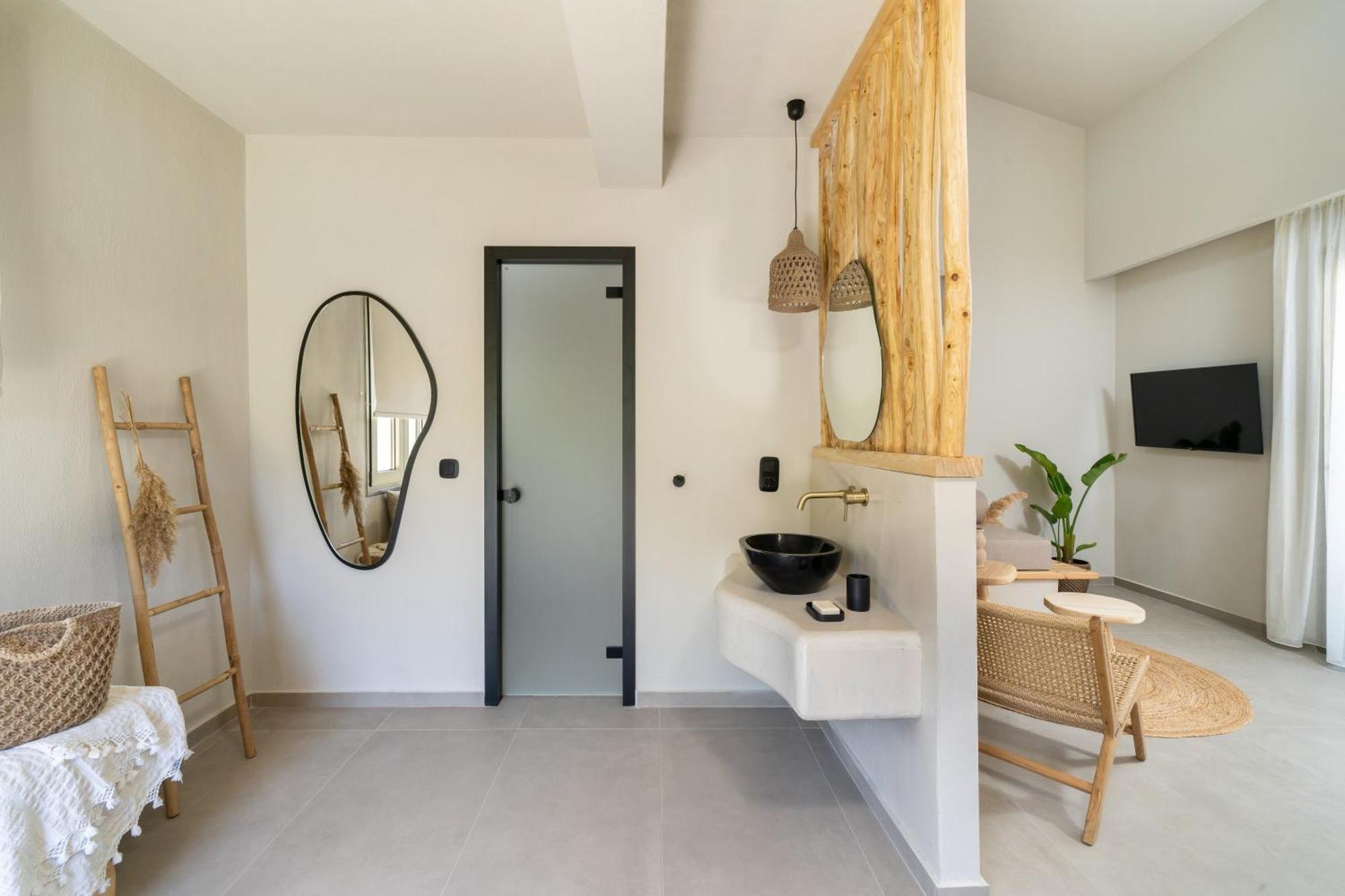 Amo Golden Suites Chrysi Ammoudia Bagian luar foto